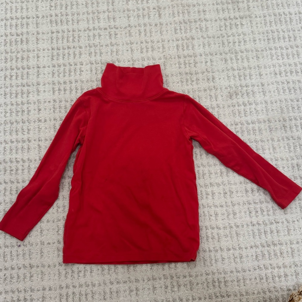 The Beaufort Bonnet Company Red Long Sleeve Turtleneck